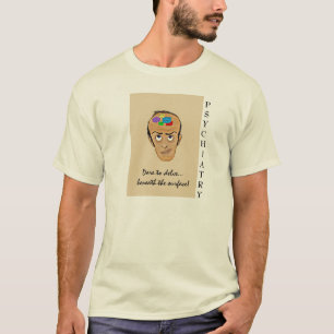 Psychiatry-Cartoon Humour T-Shirt