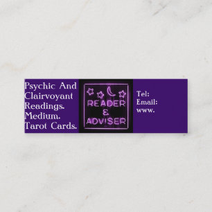 Psychic And Clairvoyant Reader Business Card