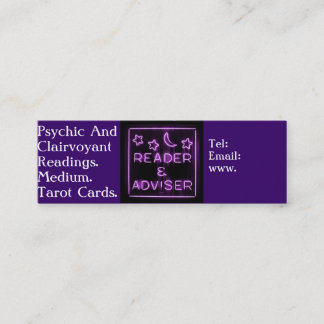Psychic And Clairvoyant Reader Business Card