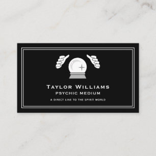 Psychic Clairvoyant Fortune Teller Crystal Ball Business Card