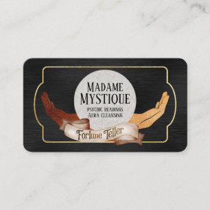 Psychic Crystal Ball Fortune Teller Business Card