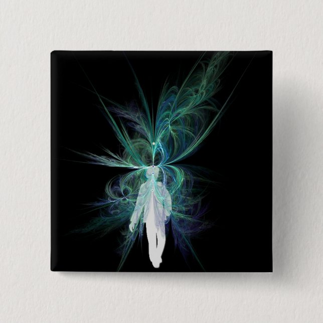 Psychic Energy 15 Cm Square Badge (Front)