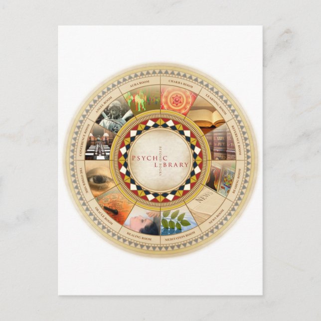 Psychic Library Postcard (Front)