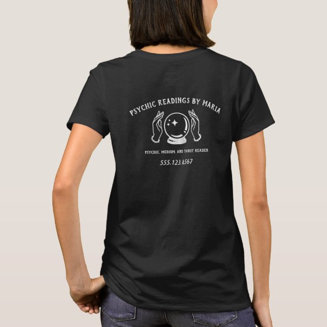 Psychic Medium Crystal Ball T-Shirt (Back)