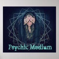 Psychic Medium Poster Premium Canvas (Gloss)