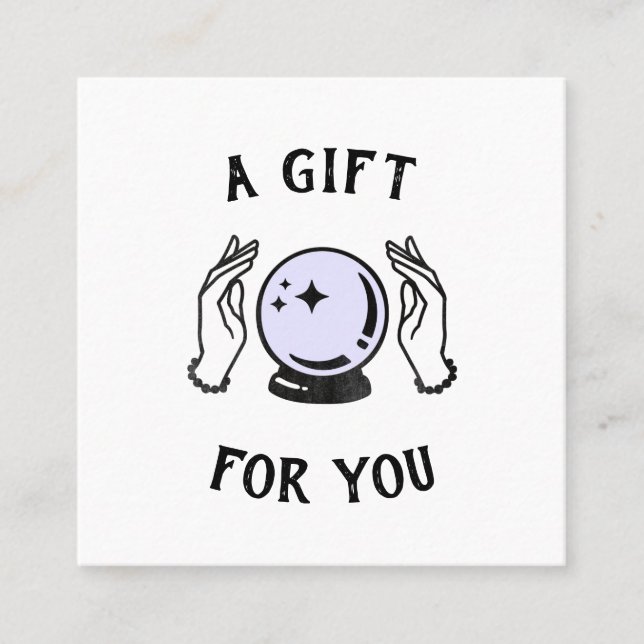 Psychic Medium Reading Gift Certificate   (Front)