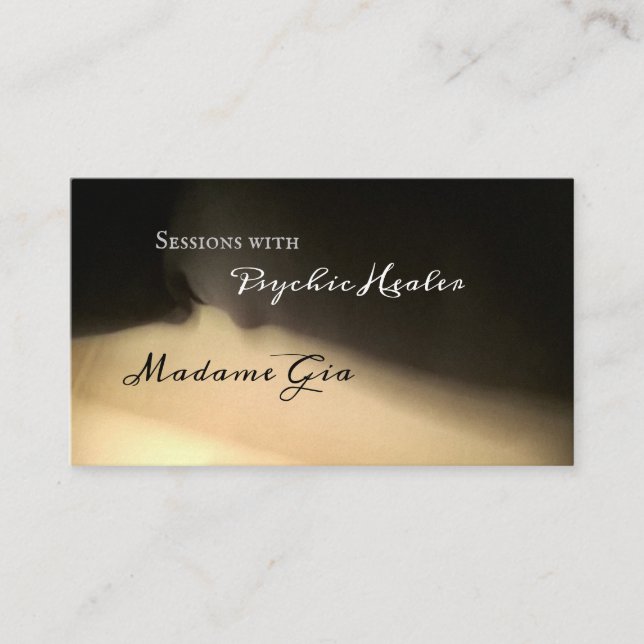 Psychic Mystic Lightworker Healer Business Cards (Front)