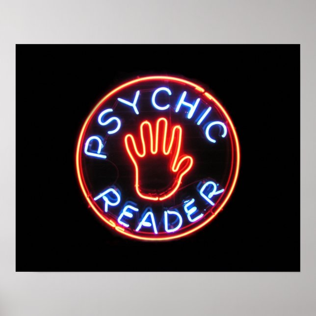 Psychic Reader Neon Sign (Front)