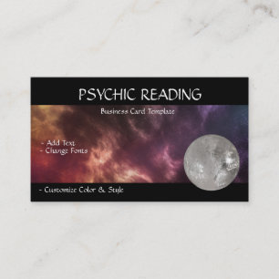 Psychic Readings Crystal Ball Business Card
