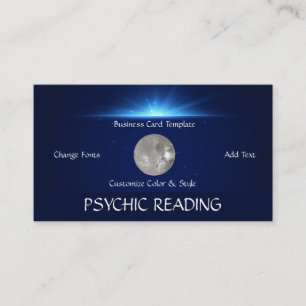 Psychic Readings Crystal Ball Business Card