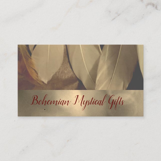 Psychic Spiritual Psychic Bohemian Business Cards (Front)
