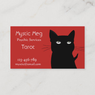 Psychic, tarot, fortune teller new age services business card