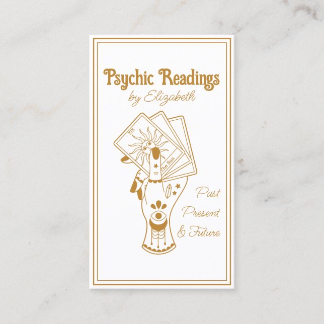 Psychic Tarot Reader Business Card (Front)