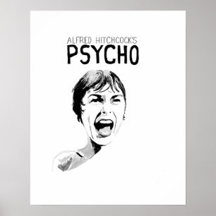 Psycho  Alfred Hitchcock Poster