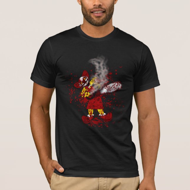 PSYCHO Clown Dark T-Shirt (Front)