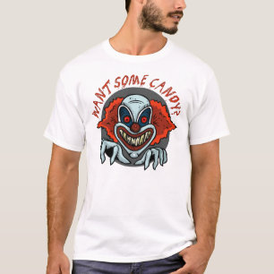 Psycho Clown Halloween T-Shirt