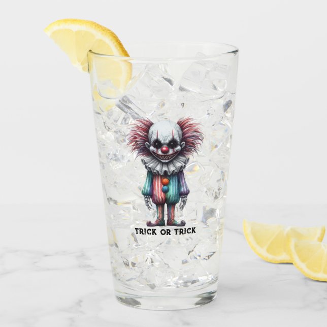 Psycho Clown - Trick or Trick Customise Glass (Front Ice)