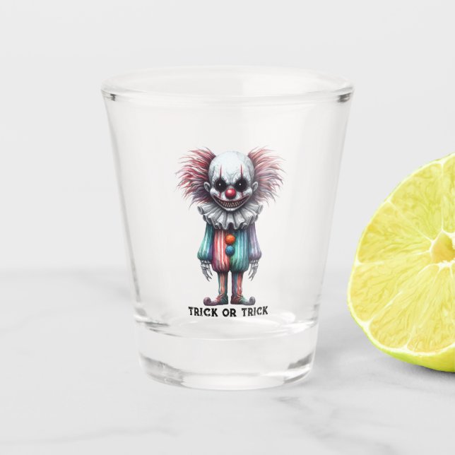 Psycho Clown - Trick or Trick Customise Shot Glass (Front)