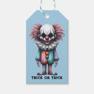Psycho Clown - Trick or Trick Gift Tags