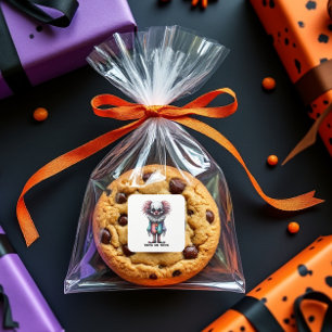 Psycho Clown - Trick or Trick Square Sticker