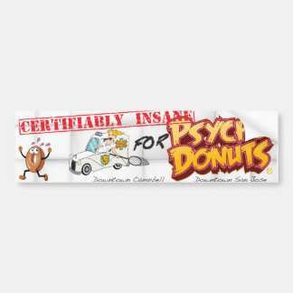 Psycho Doughnuts Bumper Sticker