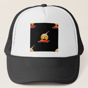 psycho emoji trucker hat