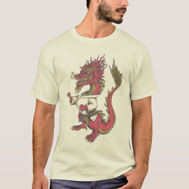 Psycho Judo Mum--Dragon T-Shirt (Front)