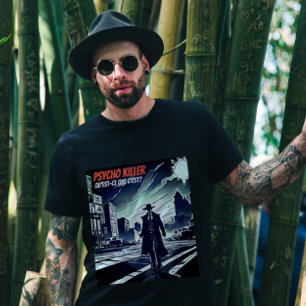 Psycho Killer Quest-ce Que Cest Retro Rock T-Shirt