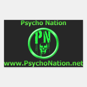 Psycho Nation Sticker