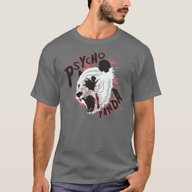 Psycho Panda T-shirt (Front)