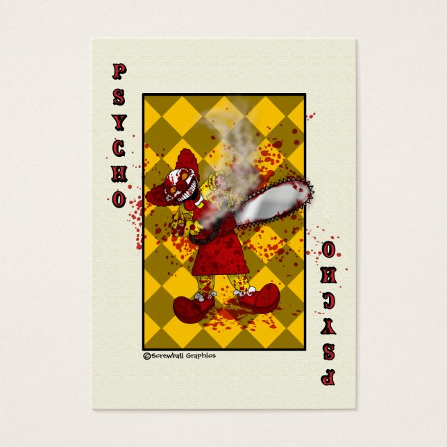 Psycho Playing Card (Front)