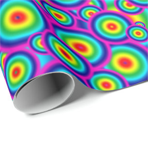 Psycho Psychedelic Wrapping Paper