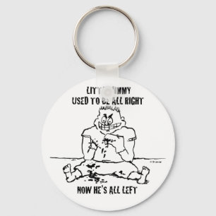 Psycho Puppet Kid Isn't All Right Key Ring