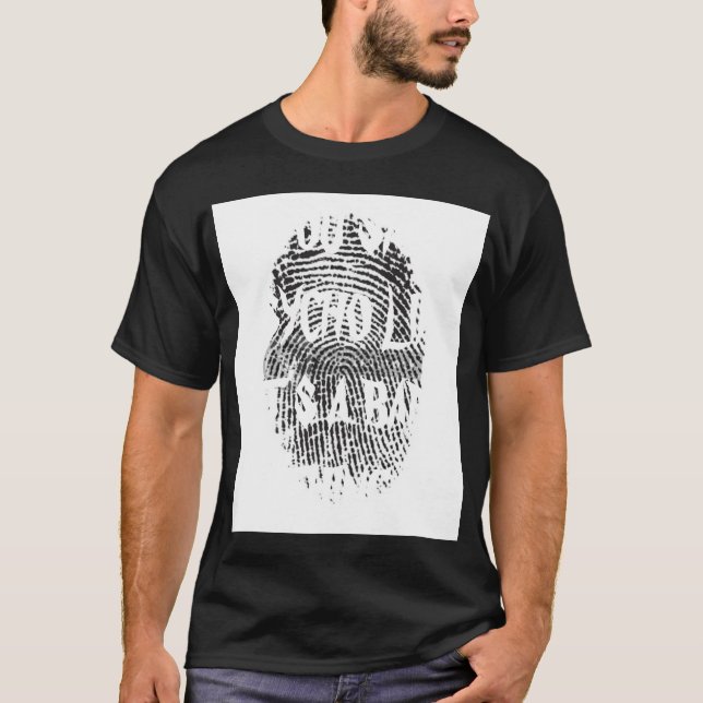 PSYCHO satire w fingerprint tee (Front)