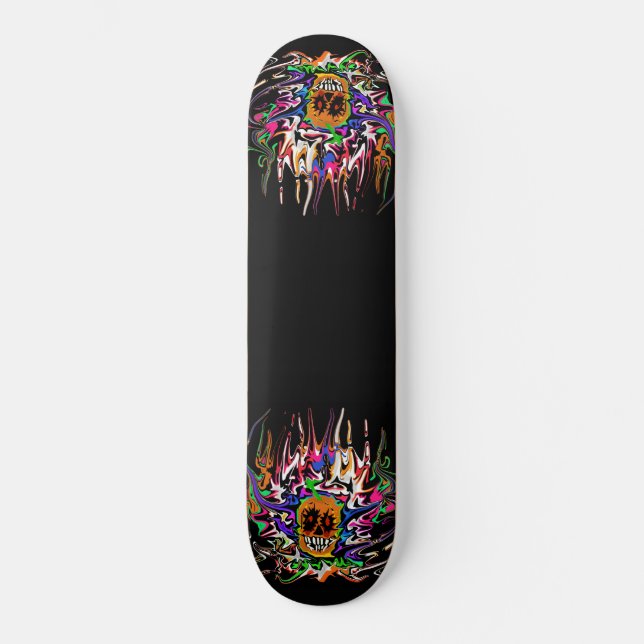 Psycho Skulls Skateboard (Front)