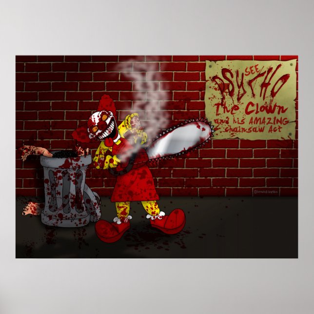 PSYCHO the Clown Poster (Front)