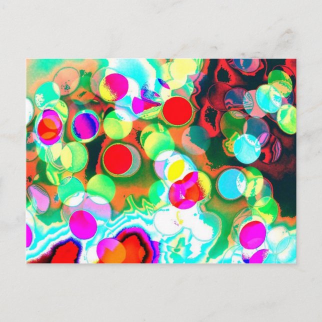 Psychodelic Lights Postcard (Front)