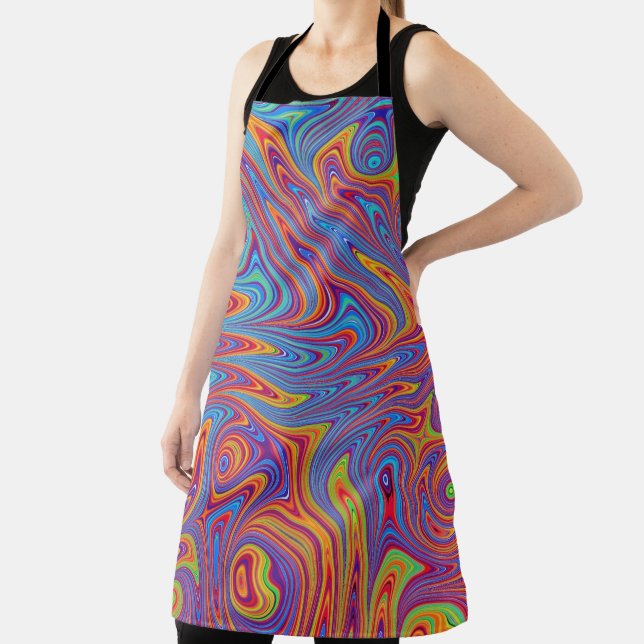 psychodelic textures apron (Insitu)