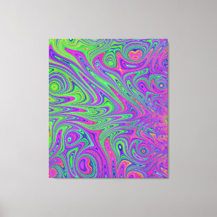 psychodelic textures canvas print