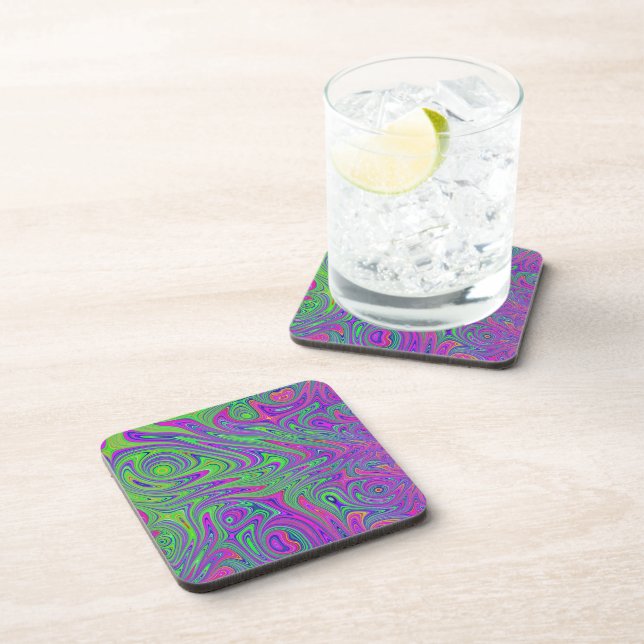 psychodelic textures coaster (Right Side)