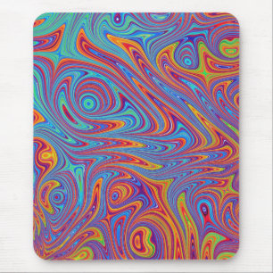 psychodelic textures mouse mat