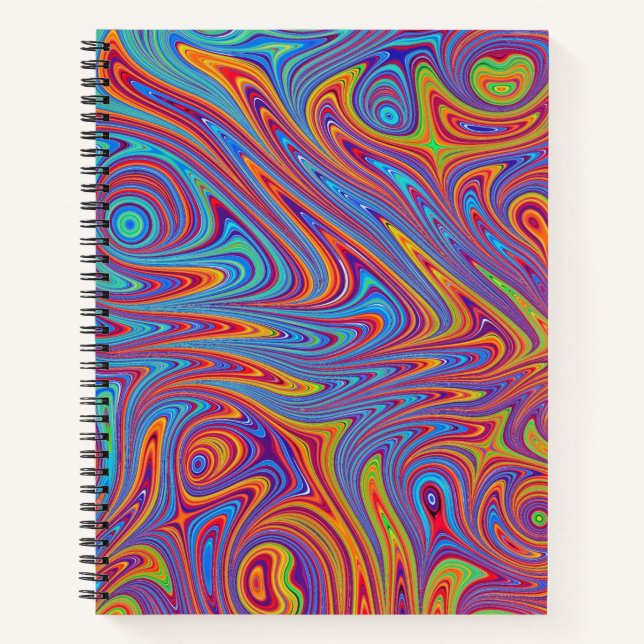 psychodelic textures notebook (Front)