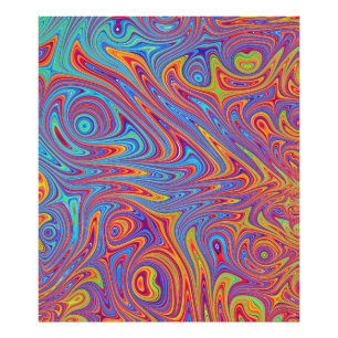 psychodelic textures photo print