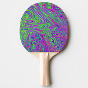 psychodelic textures ping pong paddle