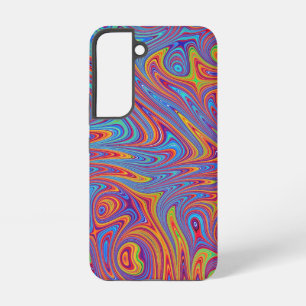 psychodelic textures samsung galaxy case