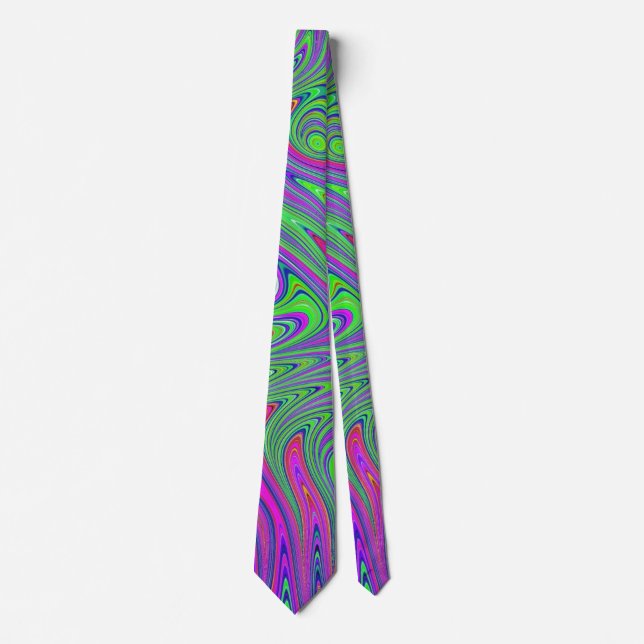 psychodelic textures tie (Front)