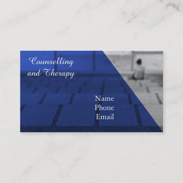 Psychological Clinic or Therapist. Business Card (Front)
