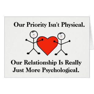 Psychological Funny Gay Men Romance Card