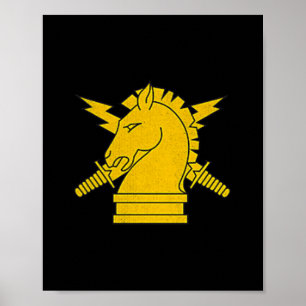 Psychological Operations Logo Psyop Patriotic Vete Poster