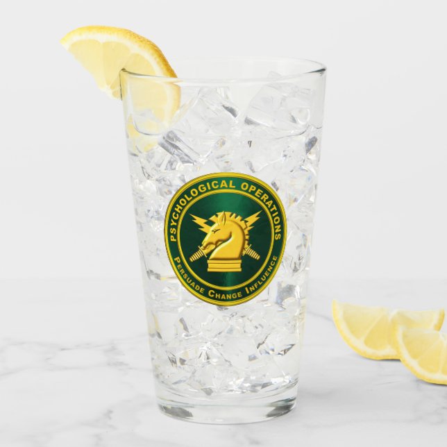 Psychological Operations PSYOPS Glass (Front Ice)